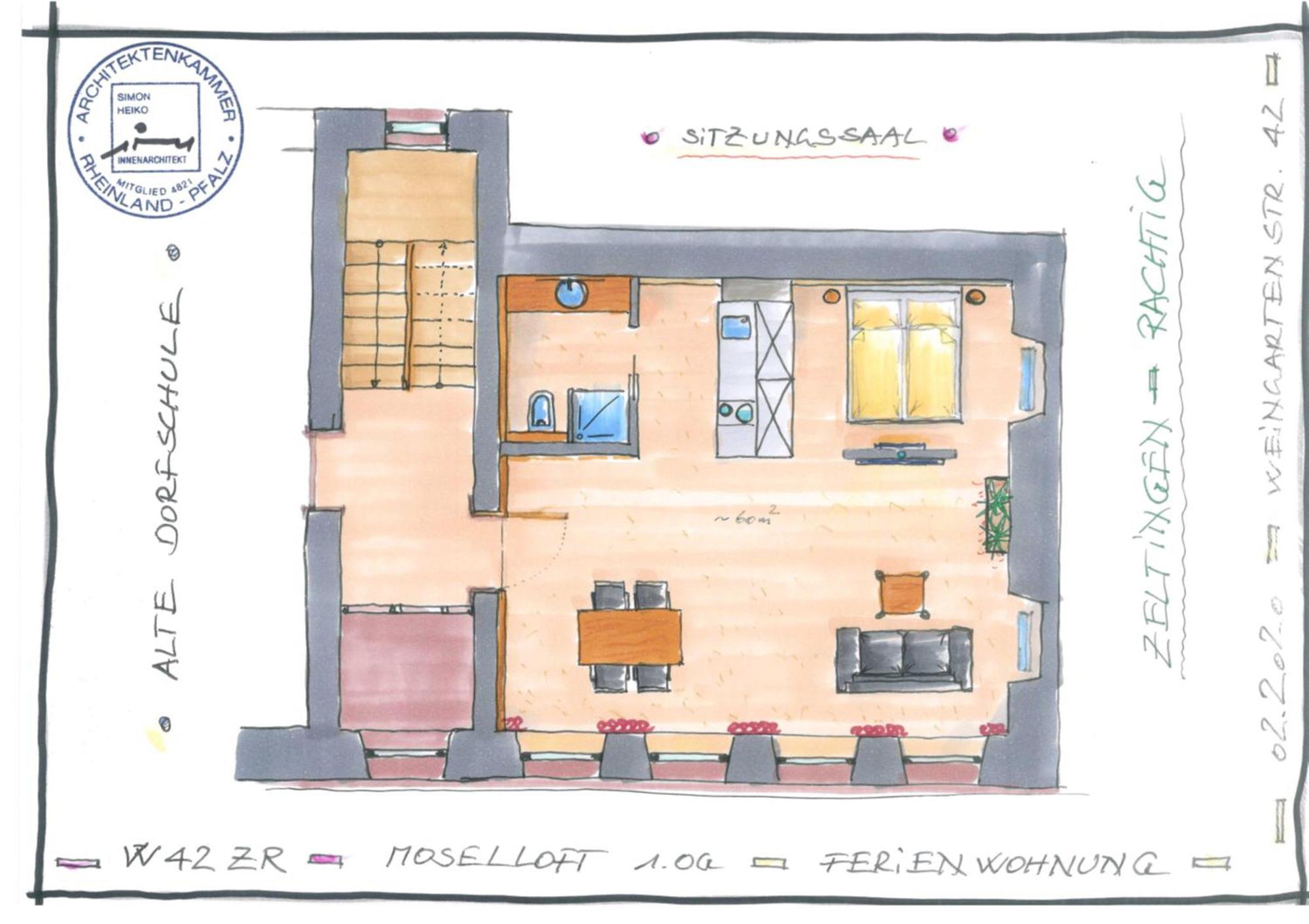 Ferienwohnung Moselloft Zeltingen-Rachtig Exterior foto